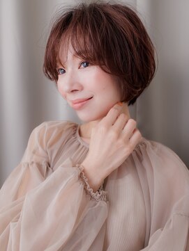 モッズヘア 上尾西口店(mod's hair) ピンクベージュボルドーカラー小顔マッシュパーマZ上尾30代40代