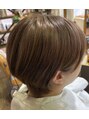 ラシンバン(LashinVan) 襟足はスッキリ締めてフォルムが綺麗に見えるショート