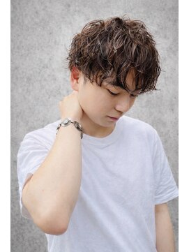 ニュアンスパーマ×マッシュショート