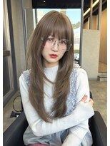 シエンゴールド(CIEN gold)&nbsp;レイヤーカット/ハッシュカット/顔周りカット#浜松駅#カラー