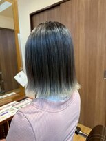 ブリッツ レボ(BLITZ-REVO)&nbsp;着物ヘア/ダークアッシュ/ミディアムレイヤーカット/柏駅