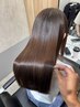 似合わせ小顔Cut+髪質改善縮毛矯正+イルミナカラー¥22980