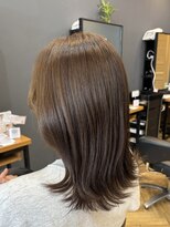 アルター(aL ter)&nbsp;イメチェン/ピンクベージュ/アンブレラ カラー/前髪／鎌取