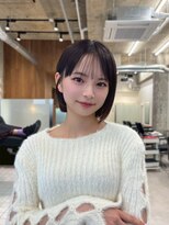 メラク(Merak)&nbsp;シースルーバング×コンパクトボブ