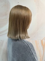 クラン(cLan.) 【ミルクティーベージュカラー×タッセルカット】byミヤガワ