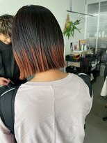 ヘアアンドメイク プロダクトスティーロ(Hair&Make Product Steelo)&nbsp;裾カラーボブ