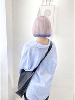 ミュー(Mu)&nbsp;デザインカラー　裾カラー　ミニボブ