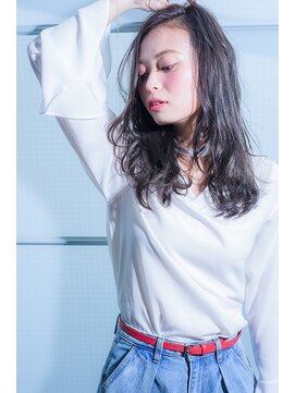 ミエルヘアーブラン(miel hair blanc) アッシュグレーモーブカラー♪【miel hair blanc】