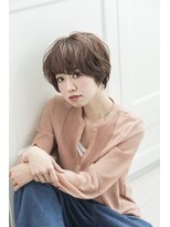 ミエル ヘア 新宿(miel hair)&nbsp;小顔ナチュラルショートスタイル