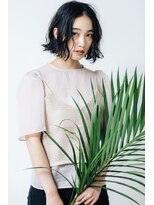 オウル(Owll)&nbsp;☆Owll☆大人かわいいセンターパート無造作カールボブ