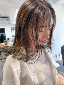 ヴェルダ 池袋店(verda) 色素薄めカラーと薄めバング＊fukuda