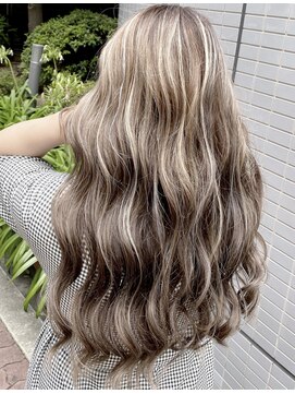 ピヨン 心斎橋(piLLon) 3Dハイライトカラー☆パールグレージュ