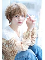 ハイトーンベージュショート【Cloud zero】