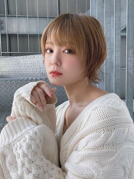 リアイス(Re:ICE) ミニウルフ/くすみブルー/流れるレイヤー/インナーハイライト