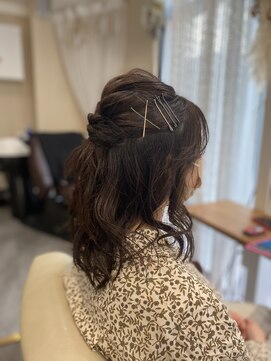 ヘアーサロンアンドユウ(hair salon&YOU.) ハーフアップ