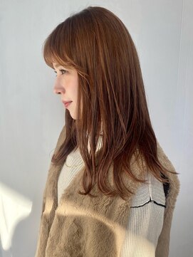 ハピネス 河原町店(Happiness) 20代　くびれロング　桜ピンクベージュ