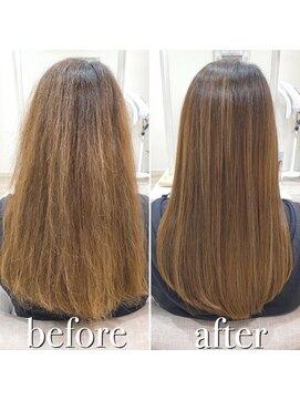 ラ ロゼ(La Rosee) ブリーチ毛美髪改善縮毛矯正