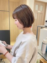 ルアウハク 梅田(LUAU Haku)&nbsp;・丸みショートベージュ・【Haku/梅田/タクノ】