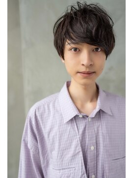 オースティン 登戸向ケ丘遊園(AUSTIN) ツイストパーマ七三オールバックマッシュウルフスリークショート