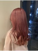 【恵比寿ro-ro】ブリーチカラー×ピンクベージュ
