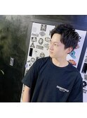 アップバングスタイル