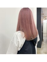 キー(kii)&nbsp;ハイトーン x ピンク　ミディアム　ロング　福岡　天神　薬院