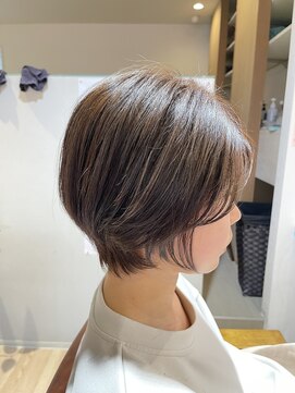 ハピエル ヘアークルー(HAPPYEL hair crew) 30代40代50代◎大人ショートボブ　丸みショート　 奈良