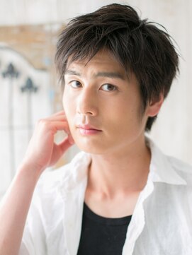 メンズヘア ビーセカンド 草加店(MENS HAIR B-2) 似合わせカットで簡単スタイリングの小顔メンズショートS草加