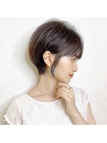 ロンド ストラーダ 心斎橋(Lond strada)&nbsp;ショート×ハイライト白髪ぼかし×シルキーベージュ[心斎橋]