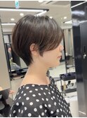 ショートレイヤー前髪ありショートカット20代30代40代50代