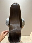 髪質改善トリートメント　ケアカラー