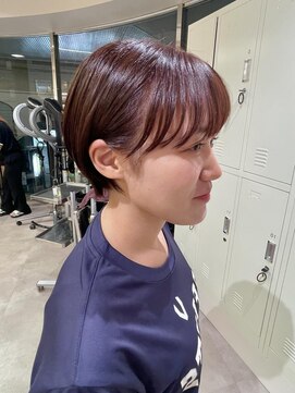 フェイス 石川町 (FACE) 大人可愛い丸みショートナチュラル春カラー/HONOKA