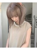ベージュ/ハイトーン/レイヤー/ボブ/立川/髪質改善/ヘアセット