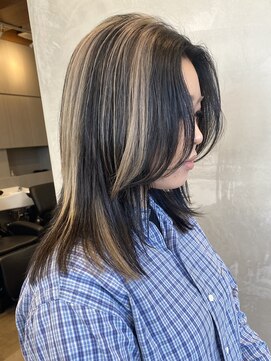 エリマバイフィフス 調布(elima by fifth) ブリーチ デザインカラーコントラストハイライト バレイヤージュ