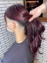 ラフ バイ マグ 南松本(R.A.F. by Mag)&nbsp;シールエクステラベンダースキンフェードロング