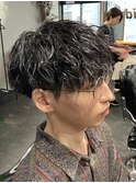 縦落ちツイストスパイラルパーマ