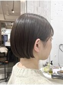 《re view MIRU》ミニボブ/オリーブグレージュ