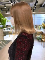 リムレスバイサンク 万代 新潟駅(LIMLESS by cinq)&nbsp;ダブルカラーピンクベージュピンクブラウンカラーレイヤーカット