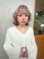 リアン(Lien) ブリーチカラー×ホワイトピンク
