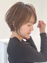 ロンドエニカ 大宮(Lond enika)&nbsp;ウェーブミディアム似合わせカットメルティカラーショート/大宮