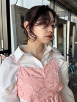 【徳岡】ヘアセット　モードヘア　タイトヘア　シンプルアレンジ