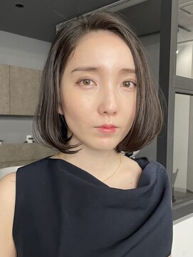インセプション 銀座(INCEPTION) 切りっぱなしショート・ボブ/絶壁解消/前髪なし/20代/30代/面長
