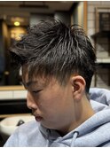 ツーブロック ショート メンズ