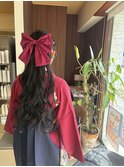 ハーフアップ