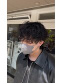 テテ風シャドウパーマ【メンズ/シャドウパーマ】