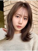 イメチェン/ホワイトブロンド/外ハネボブ/美髪/表参道/髪質改善