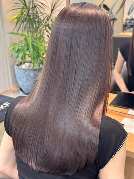 イヴォーク トーキョー(EVOKE TOKYO) 髪質改善ミディアムレイヤー艶髪カラー