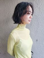 スーハ 恵比寿(SUUHA)&nbsp;人気のゆるふわくせ毛風大人ボブパーマ/ミニボブくびれボブ