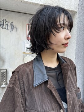 フィルムス 渋谷(FILMS) 黒髪/小顔/パーマ/オリーブグレー/ココアベージュ/渋谷