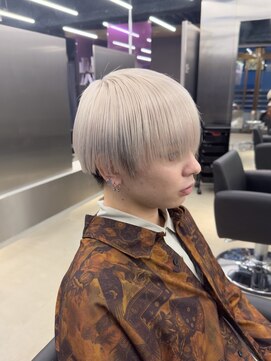 エン 栄店(enne) ココアベージュ/クラゲヘアー/メンズカット/小顔/黒髪/栄